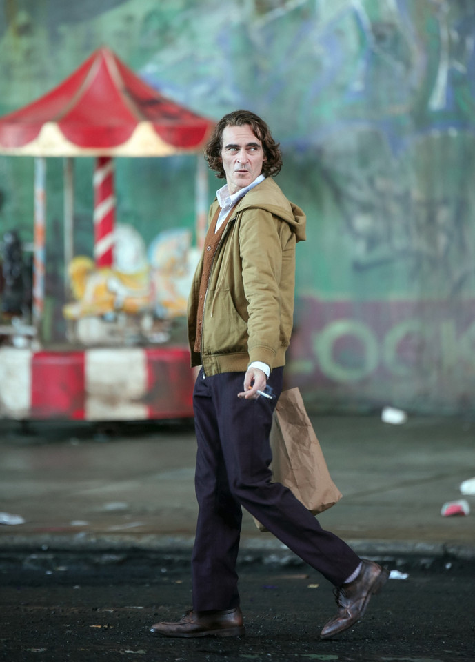 Joaquin Phoenix na planie nowego filmu o Jokerze