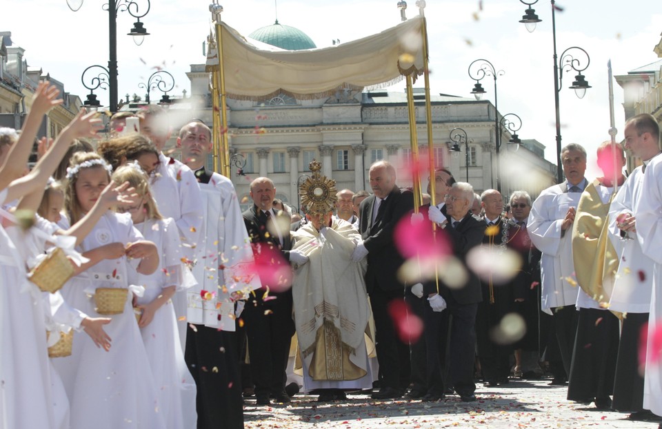 WARSZAWA UROCZYSTOŚCI BOŻEGO CIAŁA