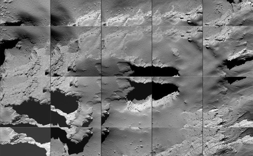 Powierzchnia komety 67P/Czuriumow-Gierasimienko