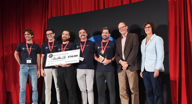 Interstellar Lab won NASA's grand prize for its project designed to help feed and nourish astronaut on long-duration spaceflights.Ken Chamberlain