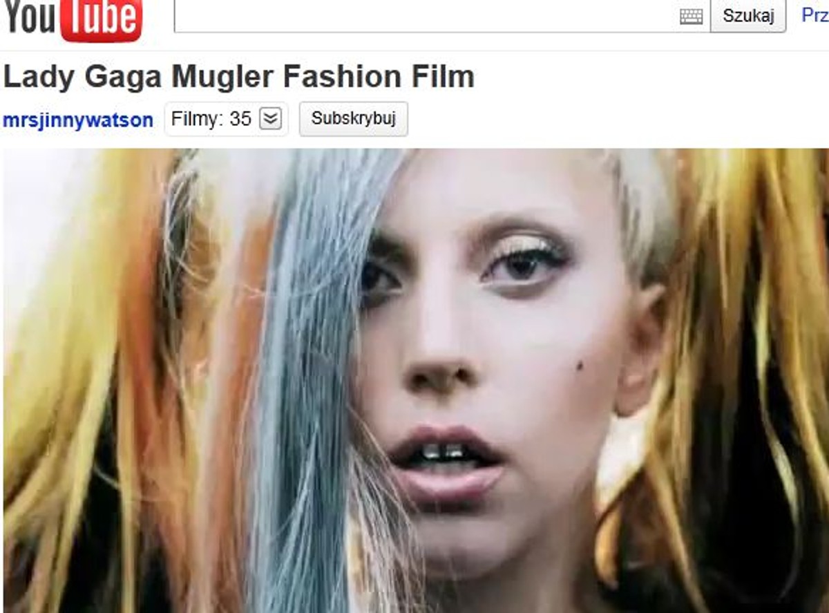 Thierry Mugler i Lady Gaga - mistrz i jego muza