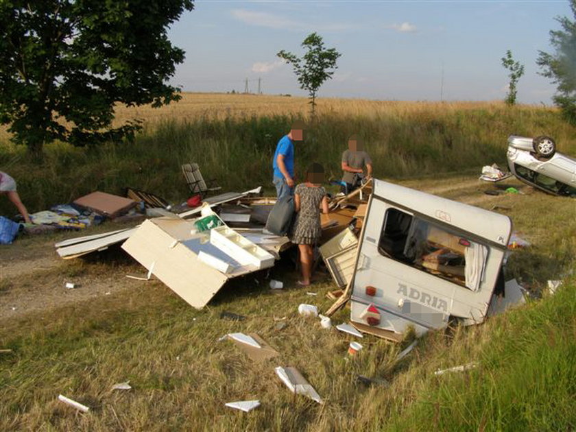 Groźny wypadek w Paczkowie (woj. opolskie)