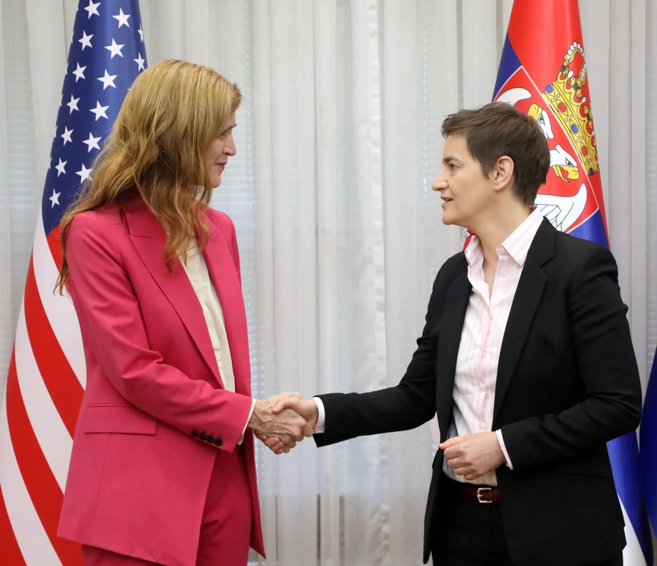 Ana Brnabić i Samanta Pauer