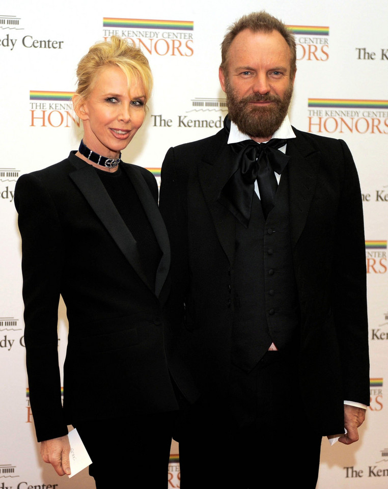 Sting z żoną Trudie Styler / fot. Agencja Reuters