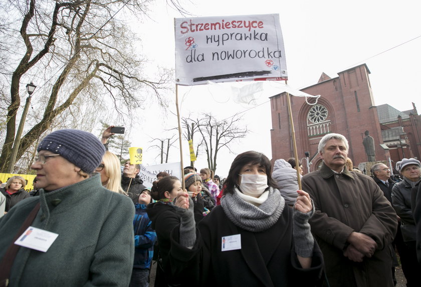 Protest w Dąbrowie Górniczej