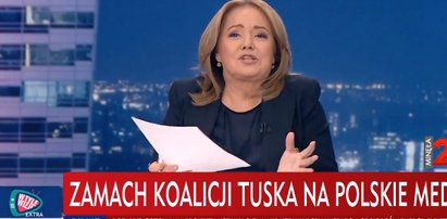 Wybuch Holeckiej w studio TVP. "Jak mam bronić kolegów!?"