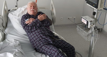 Lech Wałęsa w szpitalu. "I znów mnie trafiło..."