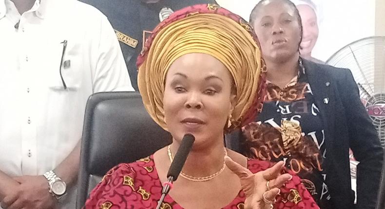 Minister of Women Affairs Uju Kennedy-Ohanenye. [Voice of Nigeria]