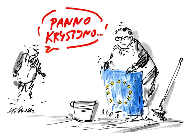 karykatura, Henryk Sawka, Unia Europejska