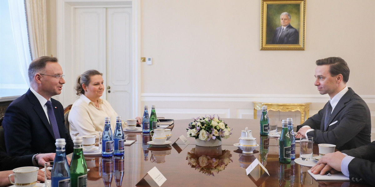 Krzysztof Boska spotkał się z prezydentem Andrzejem Dudą. 