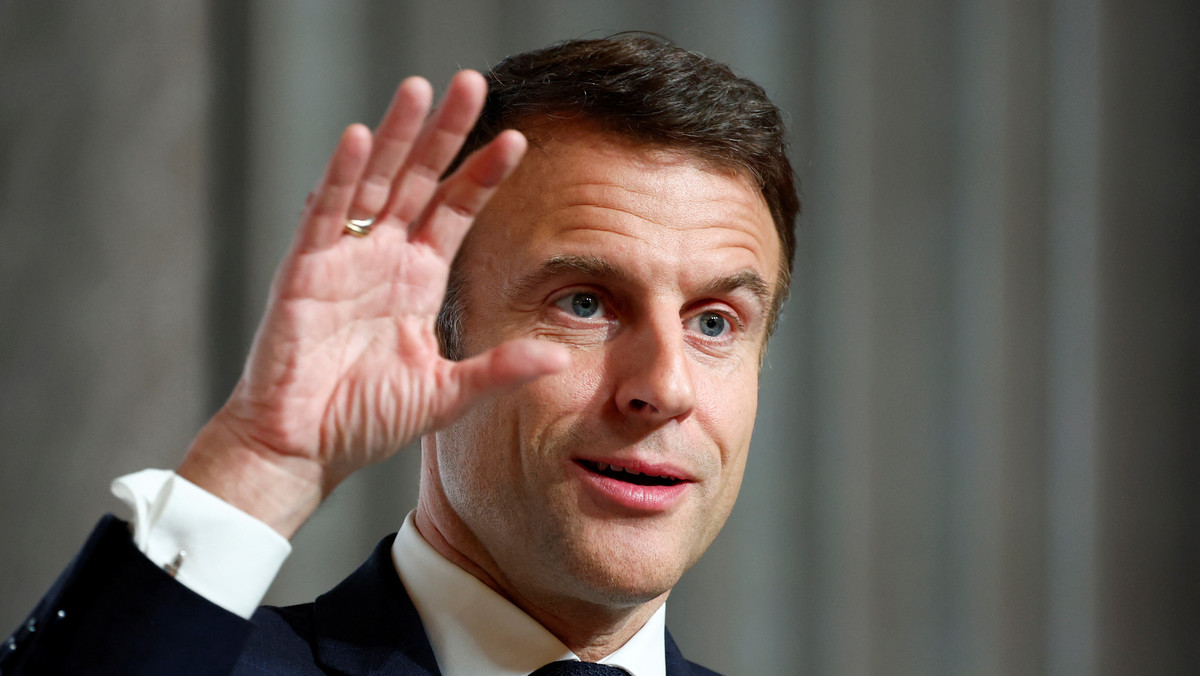 Prezydent Francji: nie należy wykluczać wysłania zachodnich wojsk lądowych do Ukrainy w przyszłości