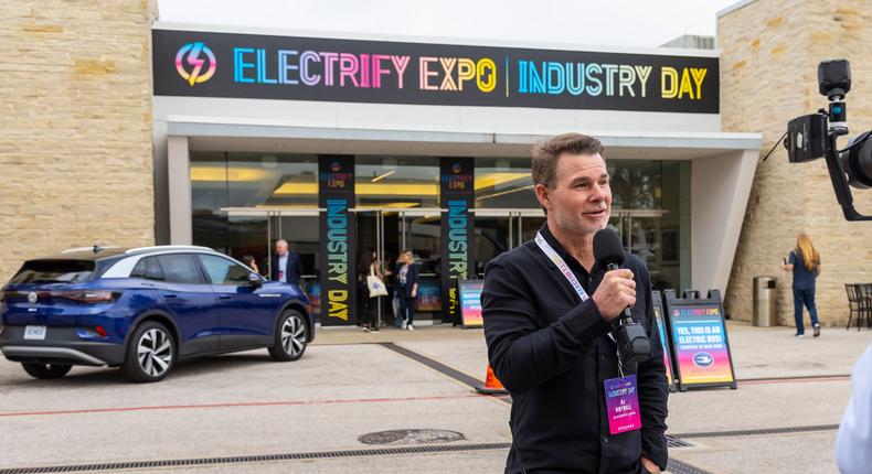 BJ Birtwell started Electrify Expo and now travels the country educating car shoppers about EVs.BJ Birtwell