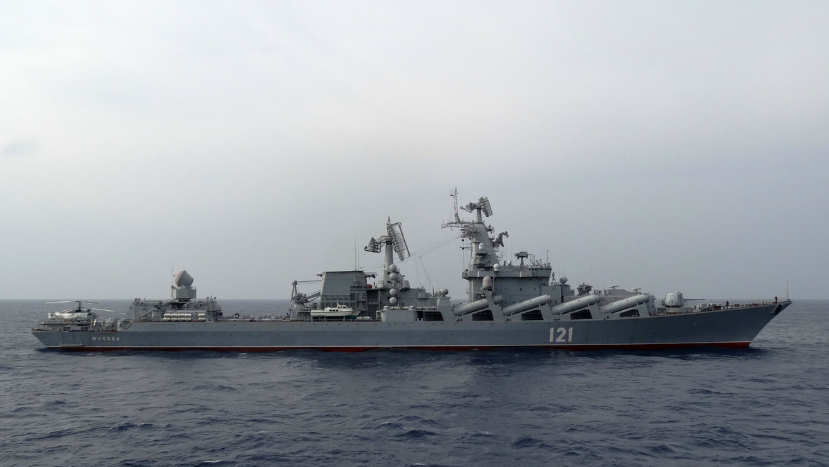 Eksplozja na krążowniku Moskwa. Pentagon zabrał głos