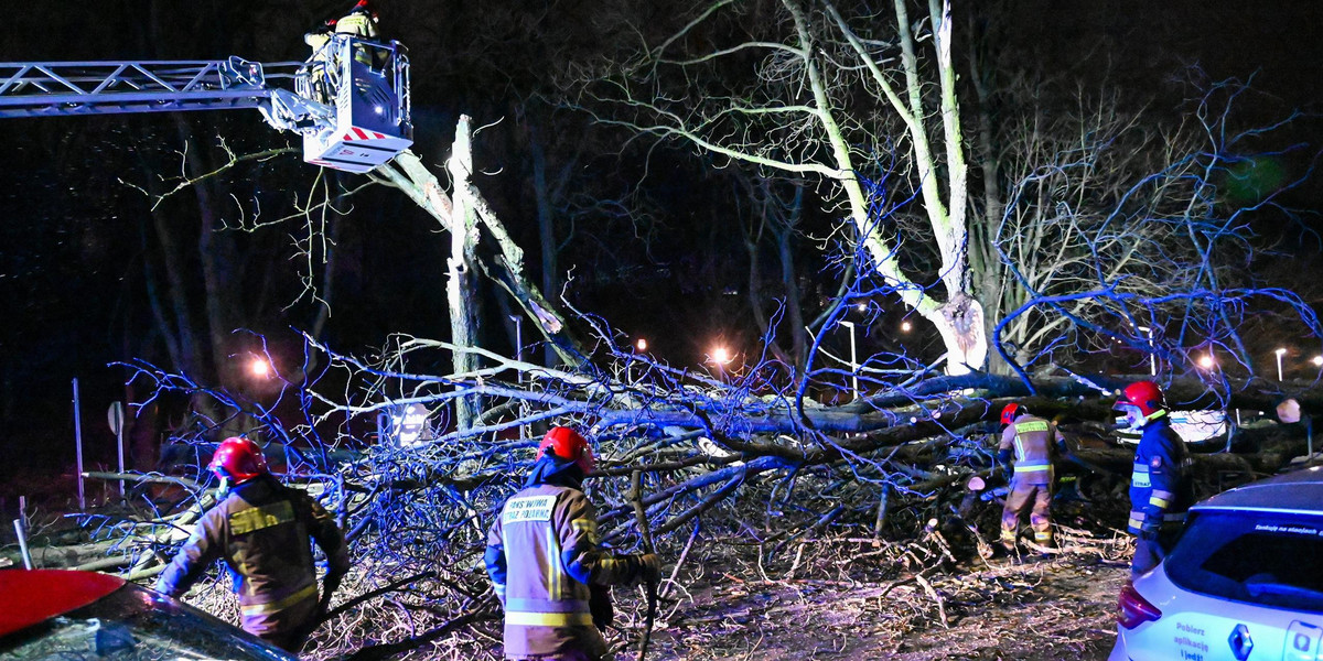 Armagedon pogodowy w całej Polsce. Setki interwencji służb.