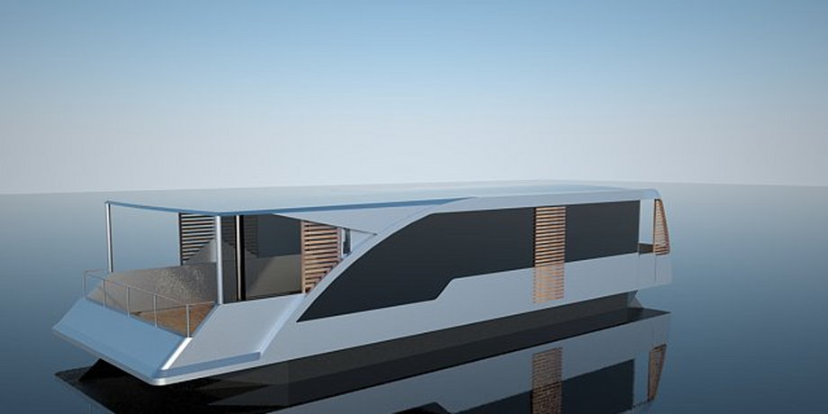 Houseboat Green Dream Boats będzie w pełni zasilany energią słoneczną