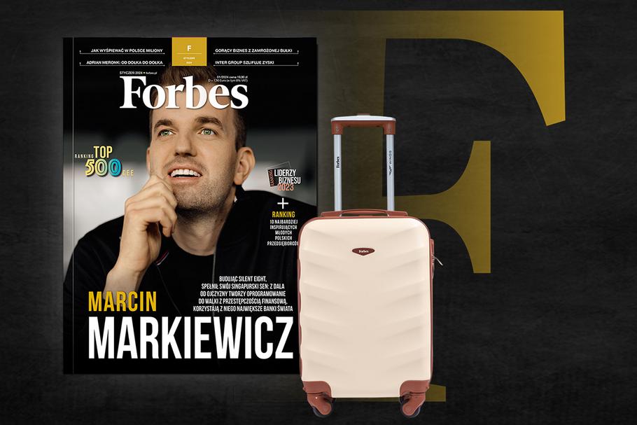 W tym roku „Forbes Polska” dołącza do  32. Finału Wielkiej Orkiestry Świątecznej Pomocy wystawiając na aukcję roczną prenumeratę prasową magazynu „Forbes Polska” wraz z unikalną walizką kabinową marki Wings, sygnowaną logotypem „Forbesa”!