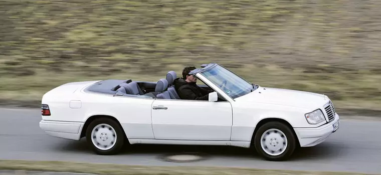 Mercedes 124 cabrio - kabriolet na cztery pory roku