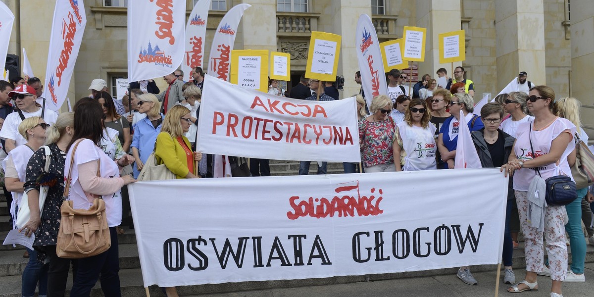 Protest nauczycieli z czerwca 