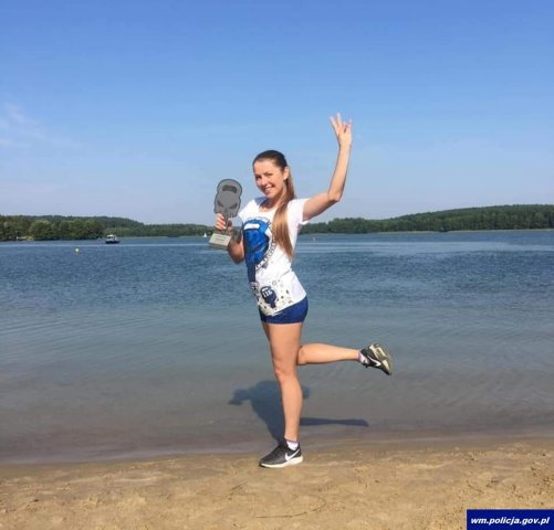 Policjantka Daria Mitręga z Olsztyna i jej niezwykła sportowa pasja. Teraz zna ją cała Polska