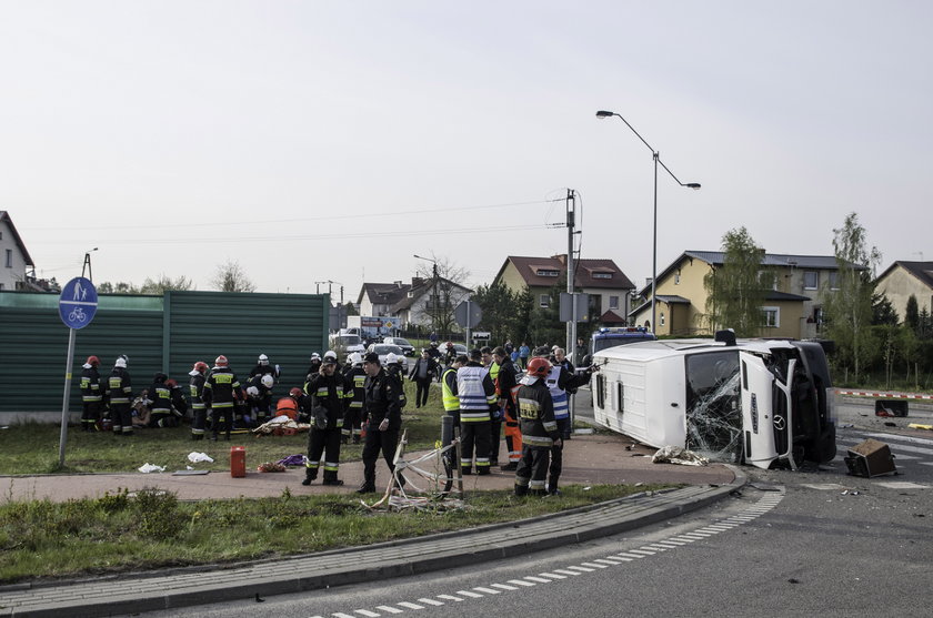 Wypadek koło Pelplina