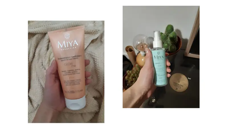 Balsam Miya &quot;Glow me&quot; + Mgiełka Miya &quot;Beauty coco&quot; / Materiały własne