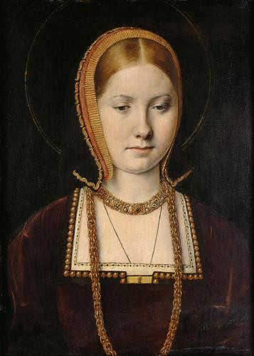 Maria Tudor/Katarzyna Aragońska, obraz Michela Sittow