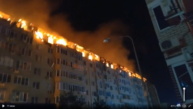 Rosja: pożar bloku mieszkalnego w Krasnodarze