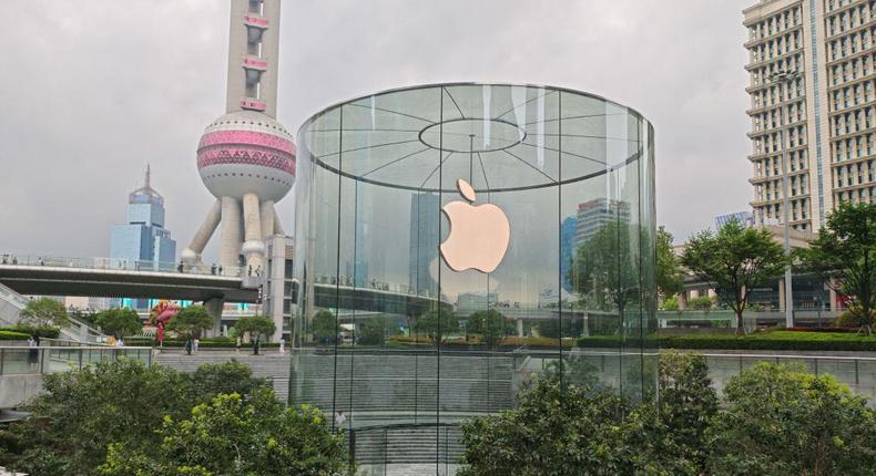 An Apple store in Shanghai.NurPhoto/Getty Images