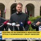 Kadr z programu informacyjnego stacji TVN24 Nitras Kierwiński PO wiceminister zdrowia konferencja