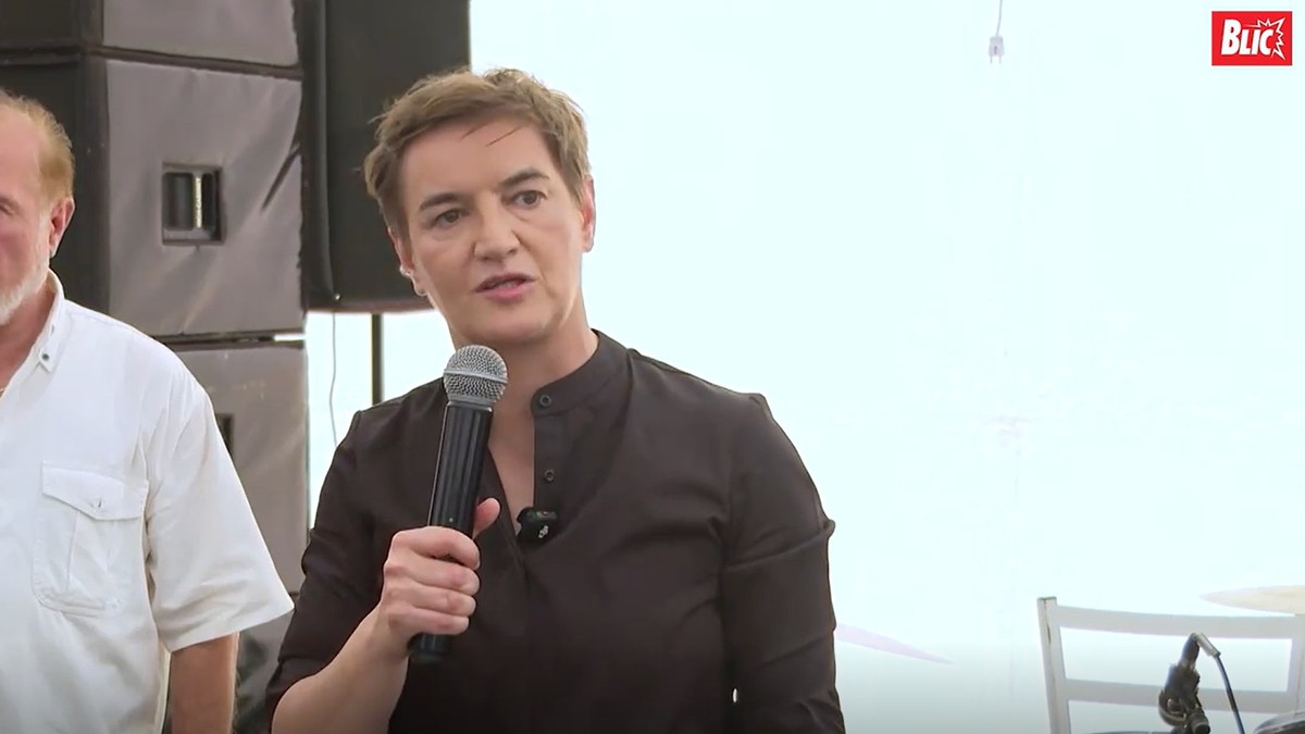 Ana Brnabić u Leštanima