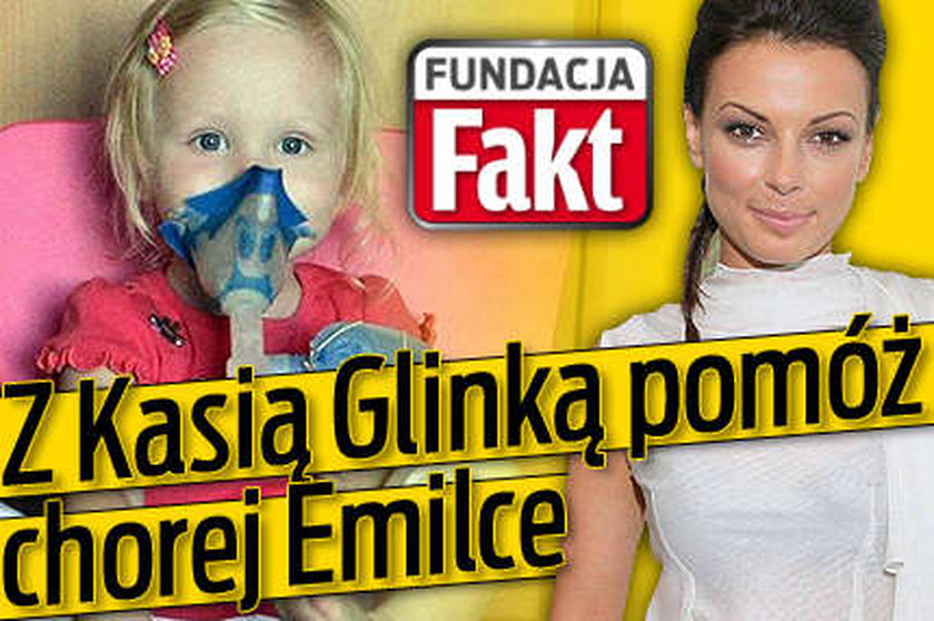 Kasia Glinka z chorą Emilką w środę w TVP 2!