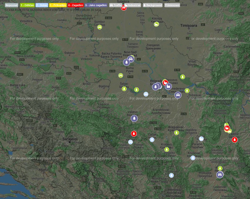 I ovog jutra naša zemlja obojena je "ljubičastom" bojom
