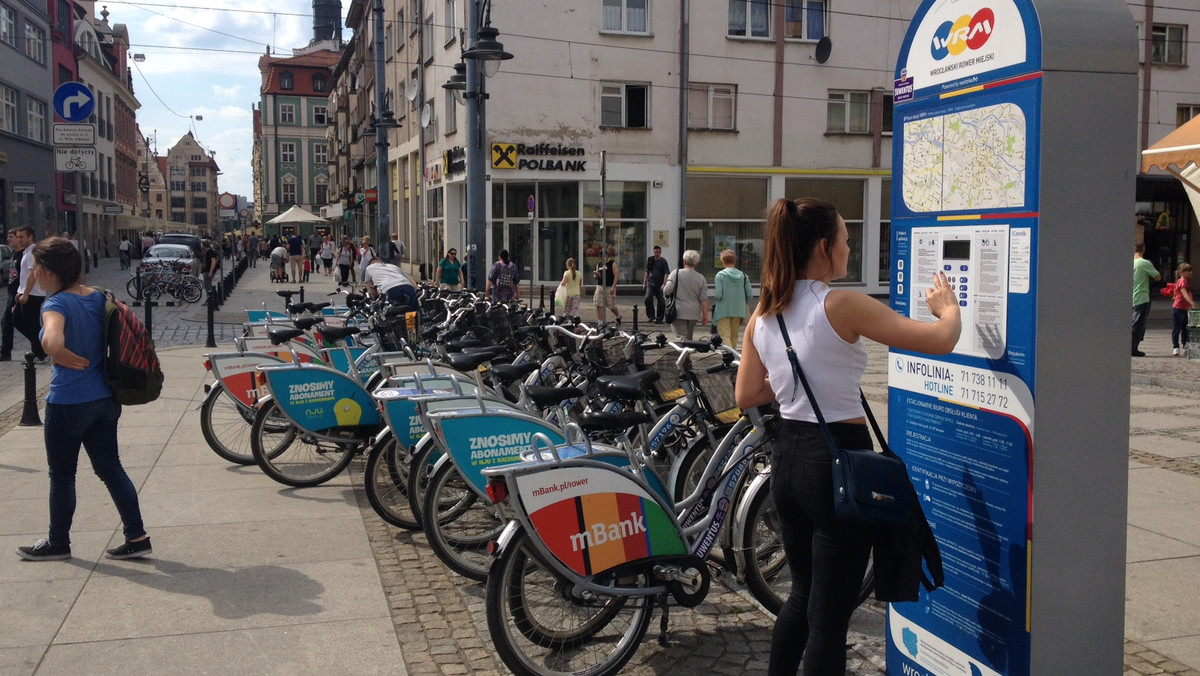 W 2019 roku do dyspozycji wrocławian i turystów będzie dwa tysiące rowerów w ramach miejskiej wypożyczalni. To ponad tysiąc więcej niż teraz. Więcej o ponad 100 będzie także stacji rowerowych.