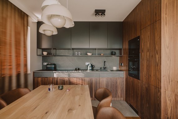 Designerska układanka we wnętrzach apartamentu