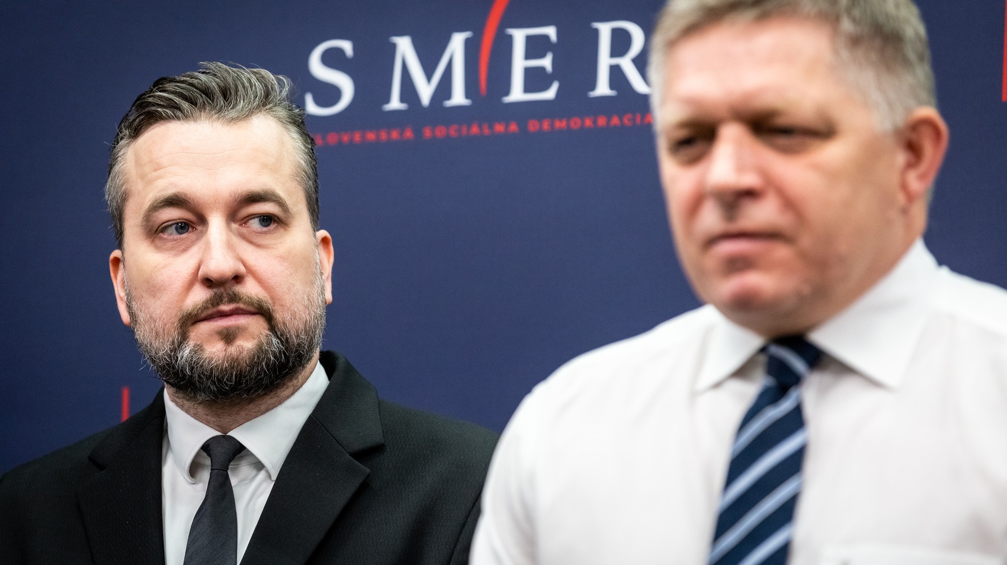 Luboš Blaha a Robert Fico