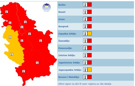 Unwetterwarnung am 10. Juli