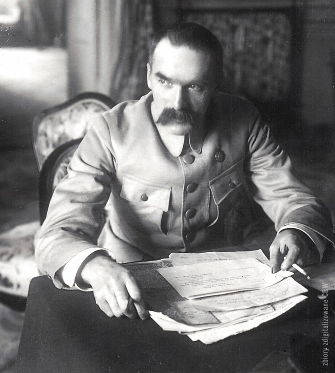 Naczelnik państwa Józef Piłsudski, Belweder, 1920 r.