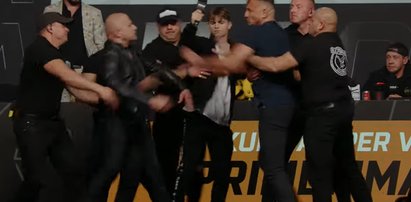 Awantura na konferencji PRIME SHOW MMA 6. Paweł Jóźwiak pobił się z Jackiem Murańskim [WIDEO]