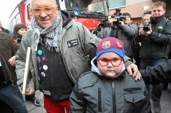 Łukasz Berezak - mały wielki bohater WOŚP. Owsiak: Tak mi wczoraj dałeś siły!