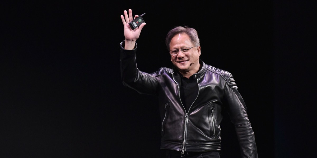 Na zdjęciu Jensen Huang, CEO Nvidia