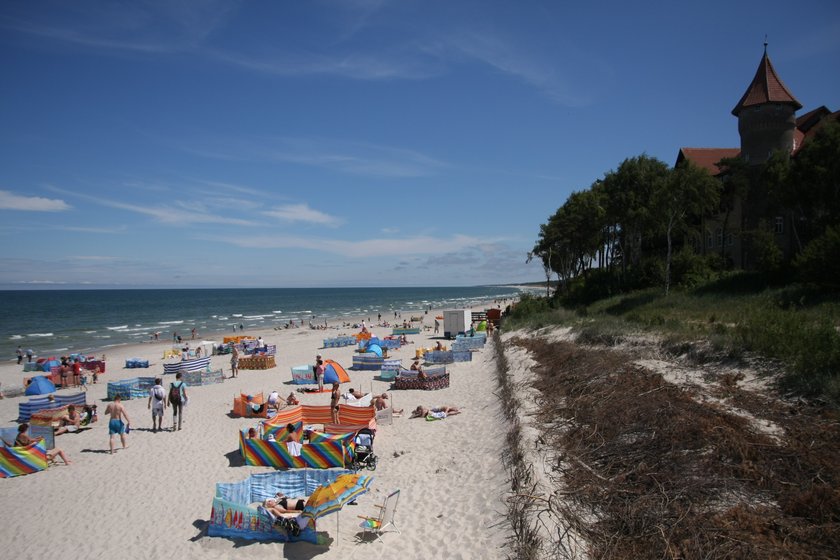 Plaża w Łebie