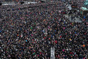 Abdykacja Małgorzaty II. Tłum ludzi na ulicach Kopenhagi