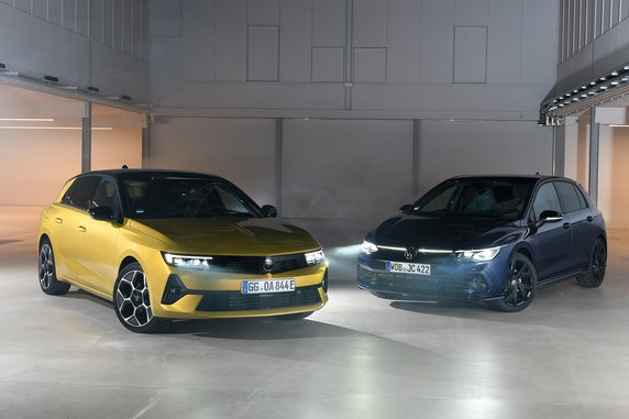 Opel Astra L (VI) i Volkswagen Golf VIII (2022)