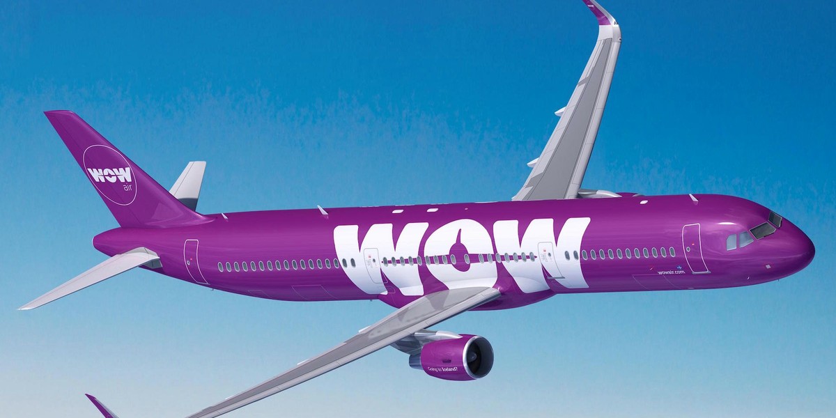 Airbus A321neo w barwach WOW air