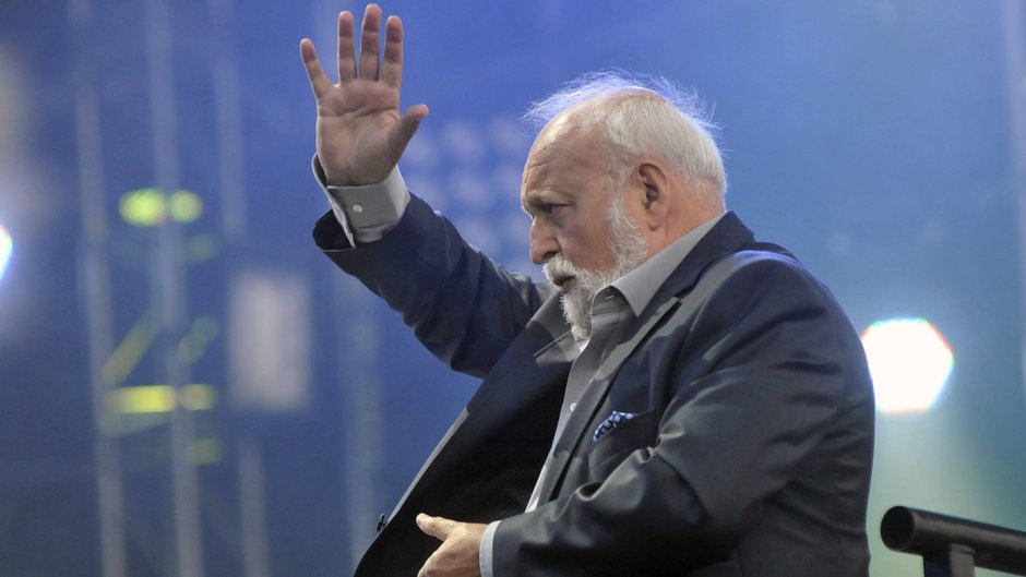 Krzysztof Penderecki na Open'er Festival w 2012 roku