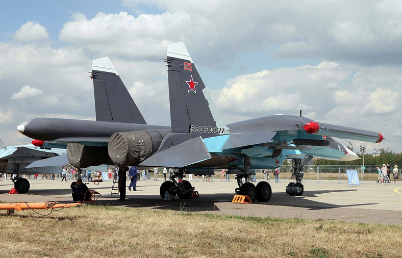 Su-34 z malowaniem wprowadzonym w 2012 r.