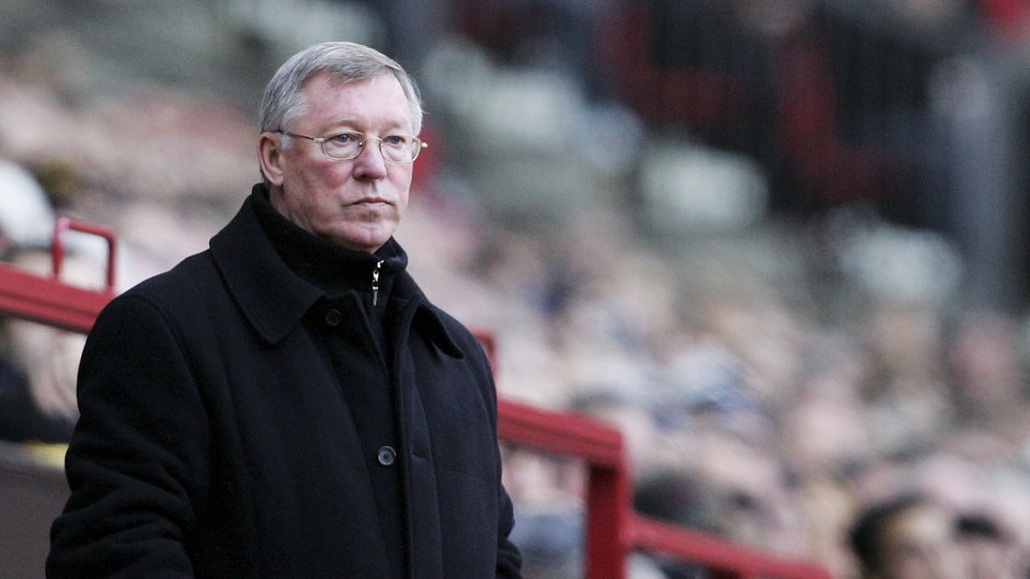 Alex Ferguson na trybunach Old Trafford