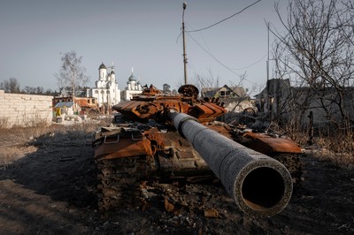 Rzeź rosyjskich czołgów. Na front wysłano konie i osły