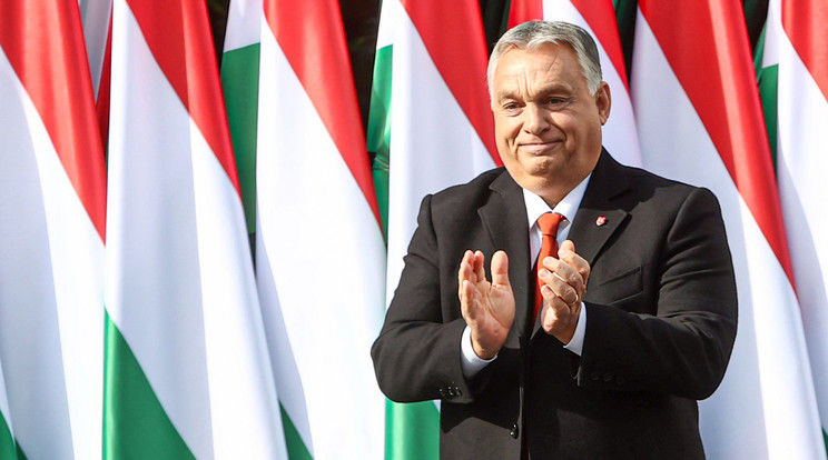 Orbán Vitkor beszéde Zalaegerszegen / Fotó: Pozsonyi Zita