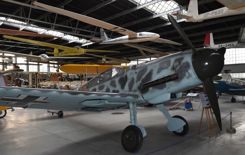Messerschmitt Bf-109G-6 w Muzeum Lotnictwa Polskiego w Krakowie